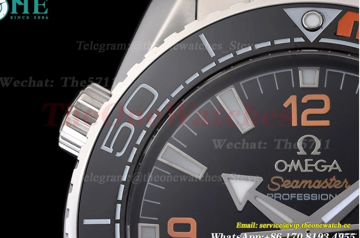 SS SS Dial Seamaster GDF Black MY8215 43mm 600m Oyster 0226